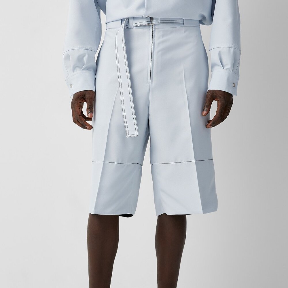 BNWT SS23 OAMC ACCENT STITCHING LONG BELTED SHORTS L
